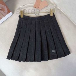 Skirts Designer 24ss early autumn short skirt women designer dress trendy anti-fading lined pleated skirts comfortable and sexy ultra Short Skirt womens clothing