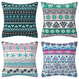 Pillow Geometry Abstract Cover Ethnic Elegant Boho Arrow Flower Case Living Room Funda Cojin B0042