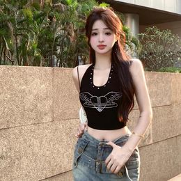 Women's Tanks Sleeveless Camisole Love Inset Brick Korean Version Summer