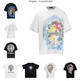 Buy Men's T-shirts Luxury Fashion t Shirt for sale Ch Brand Chromes Tees Designer Women Sanskrit Couple T-shirt Sweatshirt Horseshoe Flower Heart QZY1