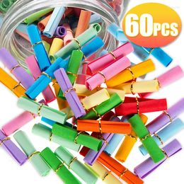 Party Favour Colour Mini Wishing Roll Paper Wish Bottle Blank Letter With Metal Rings DIY Message Notes Scroll Wedding Gift Favours