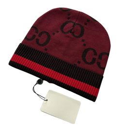 Designer beanie winter hat mens cap trendy warm hat winter new knitted wool hat luxury knitted hat W-5