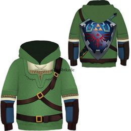 Legend Of Zelda Fashion Hoodie Link Hoodie Set Autumn And Winter Long Sleeved Hoodie Cosplay Costume 653