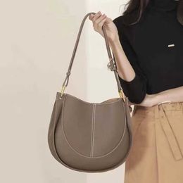 Evening Bags First Layer Cowhide Crossbody Small Luxury Womens Design Fashion Single Shoulder Saddle Bag