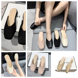 Summer new Leather Slippers Women Outdoor Sandals Women casual flip flops Hot selling Women Fashion Stripes Black Velvet Beach Sandals