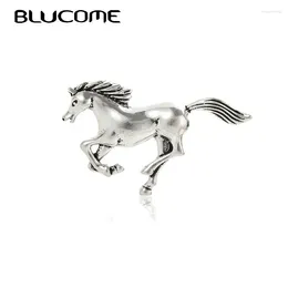 Brooches Blucome Trendy Vintage Horse Brooch Pins Jewellery Women's Children Clothing Backpack Scarf Suit Animal Constellation Badge Gifts