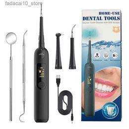 Toothbrush Dental cleaner USB electric toothbrush portable cleaning JT234207 for removing Rtains Q240202