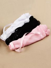 Stage Wear Girl Women Sheer Ballet Skirts Wrap Chiffon Over Scarf For Dancing Self Tie Ballerina Tutu Dress Skate Dancewear Gymnastic Short