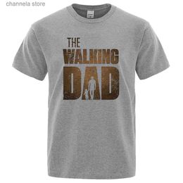 Men's T-Shirts Negan The Walking Dad Funny Men T Shirts Printed 2023 Summer Hip Hop Tshirt High Quality Harajuku Brand Short Sleeve T-shirt T240202