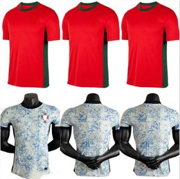 2024 Portuguese soccer jerseys home away Bruno FERNANDES DIOGO J. DANILO Portuguesa Joao Felix 24 25 Football shirt BERNARDO Portugiese uniforms socks