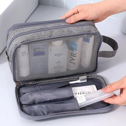 Cosmetic Bags Mini Shower Bag Toiletries High Quality Travel Pouch With Hook Organiser Storage Hanging Bathroom Wash Cases