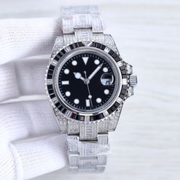 Diamond Watch Mens Designer Watches Automatic Mechanical Movement Waterproof Men Bracelet Sapphire Stainless Steel 904L 40mm Wristwatch Montre de Luxe