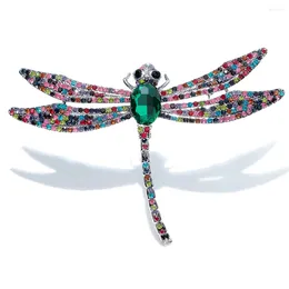 Brooches CINDY XIANG 3.0inch 4.7inch Size Very Big Dragonfly Brooch Winter Vintage Fashion Insect Pin 2 Colours Available