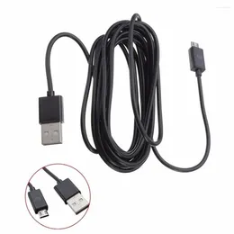 Meter Micro USB Cable Black/White Charging Cord Replacement For Playstation 4 Game Controller