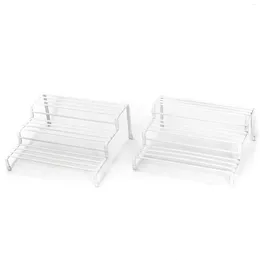 Kitchen Storage Expandable Metal Pantry Organization Wire Spice Rack White