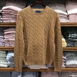 Spedizione gratuita autunno inverno uomo lana nuova masculina piccolo pony pullover moda popolare casual pull homme maglione da uomo