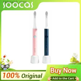 Toothbrush SOOCAS SO WHITE PINJING EX3 Sonic Electric Toothbrush Ultrasonic Automatic Smart Tooth Brush USB Wireless Charge Base Waterproof Q240202