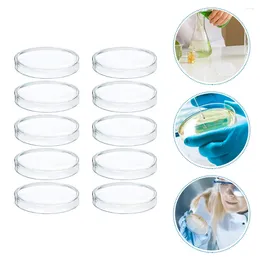 Pcs Disposable Petri Dish Agar Plates Laboratory Tray Glass Mushroom Holder Lid Plastic Chemistry Beast