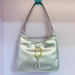 Shoulder Bags Handbags Silver Ladies Purse PU Luxury Designer andbags For Women 2023 New In Fasion Advanced Texture Crossbody Soulder Underarm BagH2422