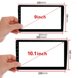 Interior Accessories 229 129 217 Car Tempered Glass Protective Film Sticker For 9 10 Inch Radio Stereo DVD Touch Full LCD Screen TEYES CC2