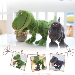 1pcs 40CM Dinosaur Plush Toys Tyrannosaurus Cute Cartoon Stuffed Toy Dolls for Kids Baby Children Boys Birthday Christmas Gift 240119