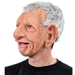 Party Masks The Super Soft Middle Age Man Cosplay Latex Face Mask