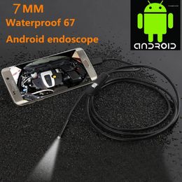 Android Endoscope Camera Tpye-c USB Micro Inspection Borescope 6LED IP67 Waterproof For Smartphone PC