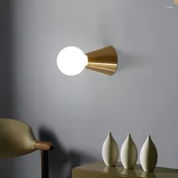Wall Lamp Minimalist Style LED 5W Creative Personality Light Kitchen Dining Room Bed Foyer Study Aisle Loft