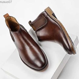 Boots Chelsea Boots Men Genuine Leather Casual Shoes for Men Boots 2022 Fashion High Quality Botas Masculinas Botas Hombre Sneakers