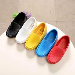 First Walkers Girl Boy Leather Soft Shoes Children Kids Baby Casual Solid Color Sneakers
