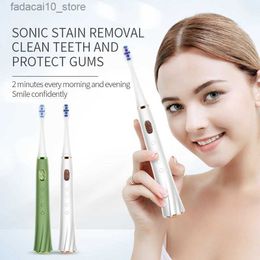 Toothbrush KINGDOM KD300 Sonic Electric Toothbrush for ren Adults 4 Modes Interdental Brush Teeth Whitening with 3Pcs Toothbrush Head Q240202