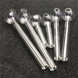 Glass Oil Burner Water Pipe Mini Colourful Glass Hand Pipes cheap clear Handle Pyrex oil bowl pipe holland glass pipe
