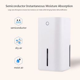 Mini Electric Dehumidifiers 850ML Hygroscopic Machine Ultra Quiet Moisture Absorbent Dehumidifier Portable for Home Room Office 240131