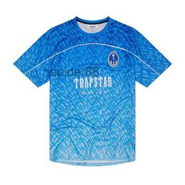 Mens T-shirts Limited New Trapstar London T-shirt Short Sleeve Unisex Blue Shirt for Men Fashion Harajuku Tee Tops Male t Shirts Y2k G230307 8Y3L