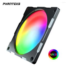 Computer Coolings Phanteks Aluminium Holy Ring 120mm/140mm 5V 3PIN ARGB Digital Encoded Streamer Fan Aperture Compatible With 12cm/14cm Case