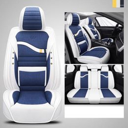 Car Seat Covers Flax For I30 Ix35 I20 Solaris I40 Creta Ix25 Tucson 2024 Kona Coupe H1 Santa Fe Accent Accessories