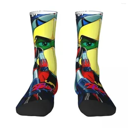 Men's Socks Poster UFO Robot Grendizer Male Mens Women Autumn Stockings Polyester