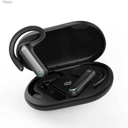 Cell Phone Earphones Wireless Headphone FW5 is TWS Bluetooth 5.2 Stereo Headset With Noise ReductionVoice Broadcasting and 600mAh Ultra Long Standy YQ240202