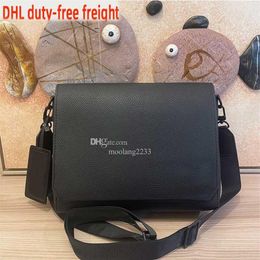 New men black designer bags Aerogramme pu leather messengers bags man computer case outdoor briefcase crossbody handbag M57080 for D184b