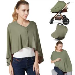Stroller Parts Multi-functional Nursing Cover Durable Solid Color Privacy Protection Breastfeeding Muslin Fabric Women