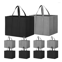 Shopping Bags 10 Pack 35L Large Reusable Foldable Tote For Kitchen Groceries