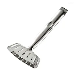 Tools Steak Clamps Cooking Tong Double Sided Spatula Stainless Steel Food Flipping Tongs Clip For BBQ Pizza Bread Fish