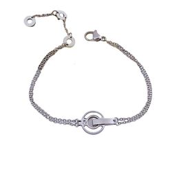 Bulgarilies Bracciale Designer Lusso Moda Donna Qualità originale V Placcato in oro Nuovo Bracciale con moneta Rame Torta rotonda La rosa unica non cadrà