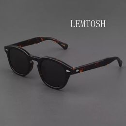 Johnny Depp Polarised Sunglasses Men Women Luxury Brand Lemtosh Sun Glasses Vintage Acetate Frame Driver Shade 240118