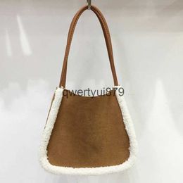 Shoulder Bags Handbags Faux Bucket For Women Luxury Designer andbags Purses 2023 New Vintage Mitation Underarm SoulderH2422