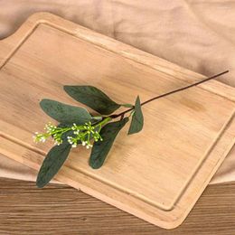 Decorative Flowers Faux Greenery Decor Kit Fake Eucalyptus Leaves Realistic Artificial Branches With Stems For Home Table