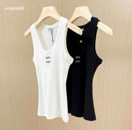 designer t shirt woman LOWE cropped top knits Tankem broidered womens tops sexy sleeveless hoka sport Tee yoga summer tees vests Fitness Anagram Sports Loewee Woman7