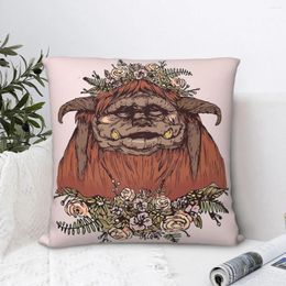 Pillow Flower Crown Ludo Polyester Cover Labyrinth Jareth Film For Sofa Car Decorative Washable Coussincase