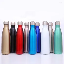 Water Bottles HILIFE Single Wall Bottle500MLWater Cola Bottle Stainless Steel Outdoor Travel Sports Drink
