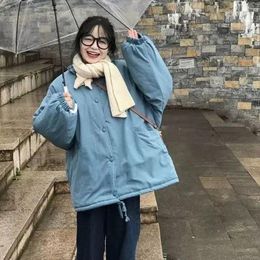 Women's Trench Coats Winter Cotton-padded Woman Parkas Sweet And Cute Student Coat Oversize Thick Cotton Tide Snow Clothes Jacket Women
